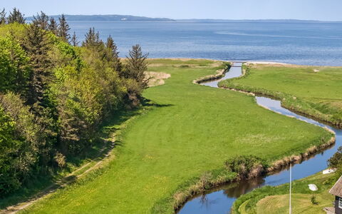 Ejnarine - 600M to the Fjord: Landscape, Grassland, Coast, Coastal And Oceanic Landforms, Bird'S-Eye View, Shore, Aerial Photography, Meadow, Bay