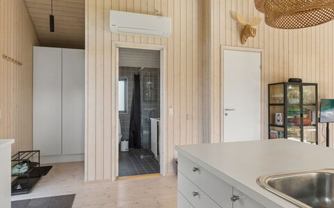 Cita - 350M from the Sea: Wall, Flooring, Wood, Interior Design, Ceiling, Floor, Light Fixture, Lighting, Kitchen, Home