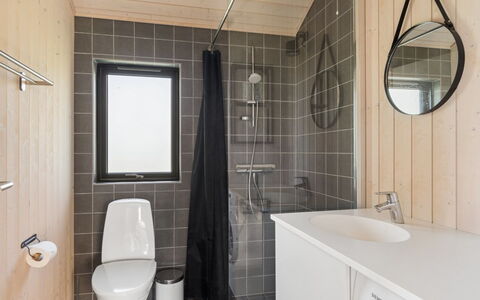 Cita - 350M from the Sea: Wall, Interior Design, Flooring, Plumbing Fixture, Wood, Floor, Bathroom, Toilet, Plumbing, Sink