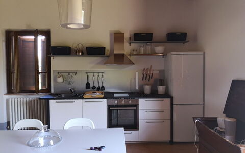 Villa Angelica: Cabinetry, Furniture, Countertop, Sink, Kitchen, Wood, Home Appliance, Lighting, Kitchen Stove, Architecture