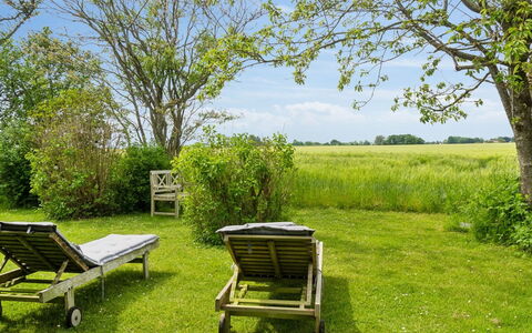 Ødke - 350M from the Sea: House, Home, Roof, Cottage, Estate, Landscaping, Garden Buildings, Siding, Farmhouse