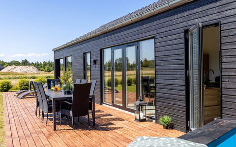 Syni - 450M from the Sea: Roof, Home, Door, Cottage, Shade, Siding, Yard, Estate, Backyard