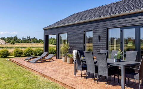 Syni - 450M from the Sea: Roof, Home, Door, Cottage, Shade, Siding, Yard, Estate, Backyard