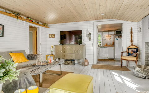 Ellinore - from the Sea: Interior Design, Furniture, Wood, Ceiling, Flooring, Living Room, Couch, Lighting, Home, Room