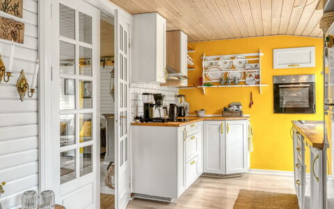 Ellinore - from the Sea: Interior Design, Flooring, Wood, Kitchen, Furniture, Countertop, Cabinetry, Floor, Ceiling, Lighting