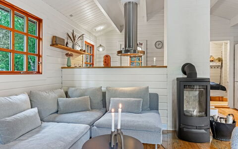 Barthi - 1.6Km from the Sea: Flooring, Interior Design, Wood, Floor, Furniture, Couch, Room, Living Room, Wood Flooring, Home