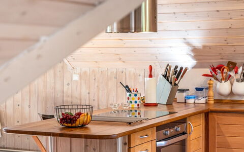 Niesina - 600M to the Fjord: Wood, Flooring, Kitchen, Interior Design, Floor, Wood Stain, Furniture, Wood Flooring, Kitchen Appliance, Hardwood