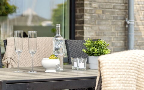 Skade - 10M from the Sea: Swimming Pool, Outdoor Furniture, Furniture, Resort, Flagstone, Eco Hotel, Shade, Chair, Leisure, Estate