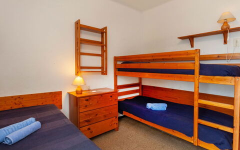 Villa Cassiopee: Bunk Bed, Furniture, Cabinetry, Wood, Bed Frame, Comfort, House, Bed, Building, Floor