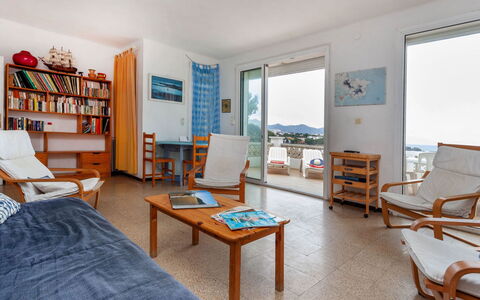 Villa Cassiopee: Furniture, Table, Property, Picture Frame, Azure, Couch, Wood, Interior Design, Comfort, House
