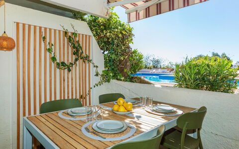Loft Cau: Furniture, Table, Interior Design, Chair, Kitchen & Dining Room Table, Outdoor Furniture, Home, Outdoor Table, Shade, Dining Room