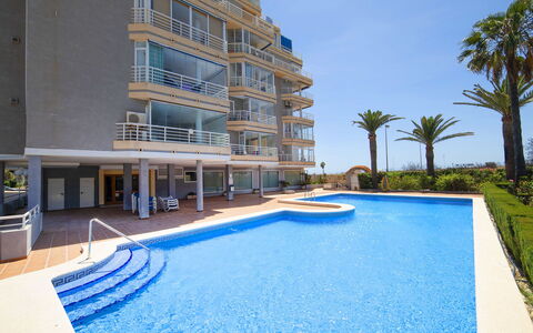 Calpe Calp 1153: Water, Plant, Property, Building, Swimming Pool, Blue, Azure, Sky, Architecture, Condominium