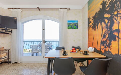 Llançà 603: Furniture, Sea, Table, Ocean, Coastal And Oceanic Landforms, Chair, Coast, Beach, Outdoor Furniture, Kitchen & Dining Room Table