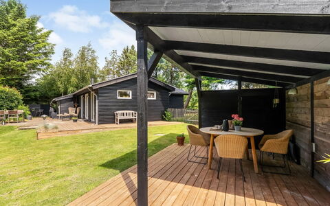 Jenvold - 1.5Km from the Sea: Wood, Roof, Porch, Home, Cottage, Door, Deck, Shade, Siding, Hardwood