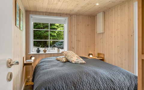 Jenvold - 1.5Km from the Sea: Interior Design, Wood, Flooring, Bedroom, Ceiling, Floor, Bed, Furniture, Room, Bed Sheet