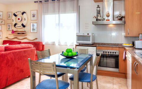 Fane de Baix i: Property, Furniture, Countertop, Table, Cabinetry, Lighting, Window, Wood, Kitchen Appliance, Interior Design