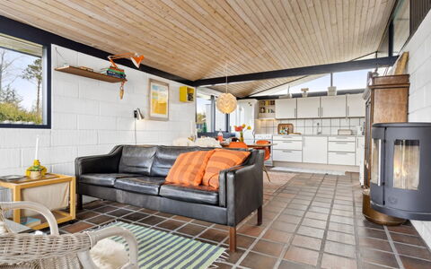 Malena - 175M from the Sea: Flooring, Interior Design, Wood, Furniture, Ceiling, Couch, Floor, Living Room, Lighting