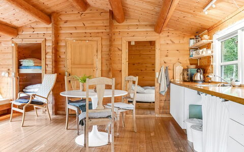 Juho - 700M from the Sea: Furniture, Interior Design, Flooring, Floor, Ceiling, Room, Chair, Table, Apartment, Kitchen & Dining Room Table