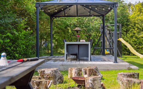 Jorinde - 1Km from the Sea: Gazebo, Furniture, Pavilion, Outdoor Furniture, Shade, Outdoor Table, Outdoor Structure, Garden, Canopy, Chair