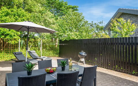 Eino - 150M from the Sea: Outdoor Furniture, Shrub, Furniture, Garden, Outdoor Table, Shade, Chair, Yard, Landscaping, Backyard