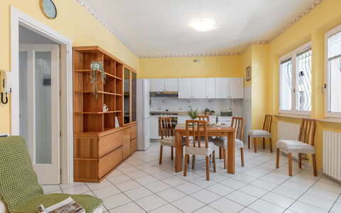 Suite Oltremare: Furniture, Table, Cabinetry, Chair, Building, Bookcase, Window, Wood, Shelf, Interior Design