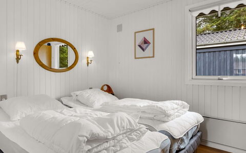 Fiallar - 3.2Km from the Sea: Bedroom, Bed, Bedding, Ceiling, Bed Sheet, Bed Frame, Hardwood, Linens, Design, Lamp