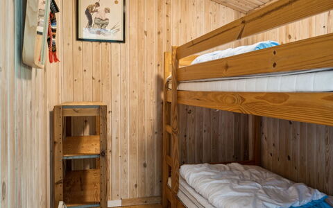Lovisa - 7Km from the Sea: Bunk Bed, Wood, Flooring, Floor, Bedroom, Bed, Interior Design, Ceiling, Room, Furniture