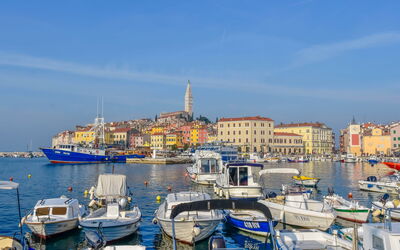Rovinj 500: Building, City, Urban Area, Boat, Town, Neighbourhood, Watercraft, Channel, Boats And Boating--Equipment And Supplies, Port