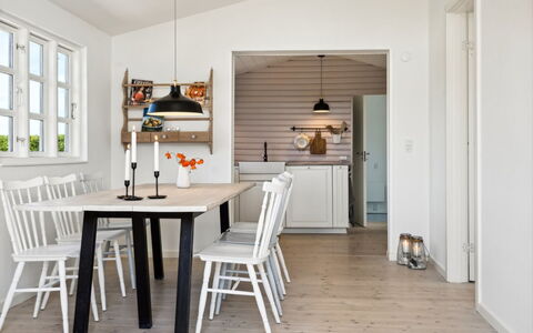 Kim - 250M from the Sea: Furniture, Interior Design, Flooring, Floor, Wall, Wood, Dining Room, Table, Kitchen & Dining Room Table, Ceiling