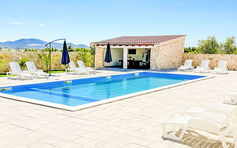 Sv. Filip i Jakov 400: Swimming Pool, Outdoor Furniture, Resort, Furniture, Composite Material, Chair, Tile, Sunlounger, Flagstone, Umbrella