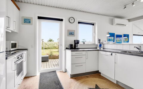Hejdi - 650M from the Sea: Home, Kitchen, Wood Flooring, Hardwood, Chair, Daylighting, Paint, Countertop, Aluminium, Chimney