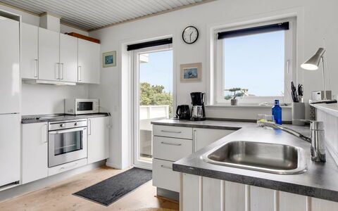 Hejdi - 650M from the Sea: Kitchen, Countertop, Wood, Kitchen Appliance, Major Appliance, Interior Design, Flooring, Ceiling, Floor, Cabinetry