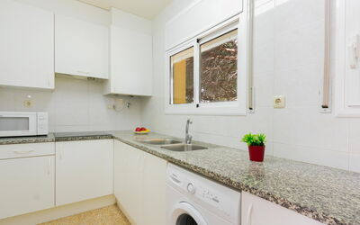 Velazquez 383.5: Property, Room, Kitchen, Furniture, Cabinetry, Countertop, Building, Real Estate, House, Interior Design