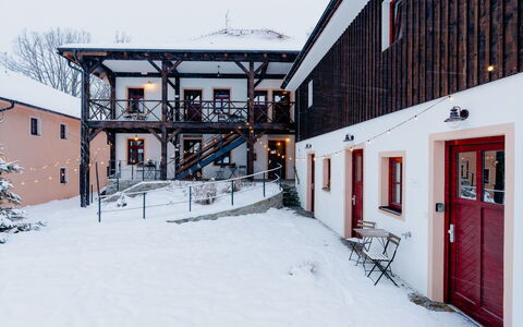 Horni Plana 100: Snow, Winter, Freezing, Ice, Ski Resort, Balcony