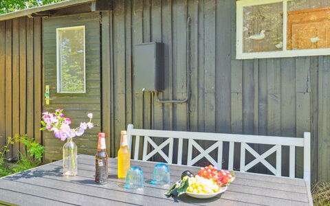Krister - 900M from the Sea: Roof, House, Home, Cottage, Siding, Estate, Driveway, Garden Buildings, Yard, Shed