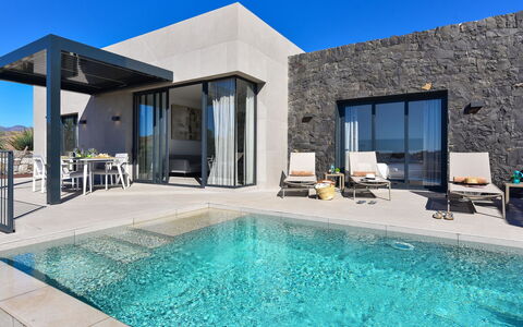 Yucas 1: Water, Property, Sky, Swimming Pool, Building, Azure, Blue, Shade, Lighting, Interior Design