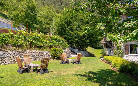 La Meridiana: Shrub, Garden, Groundcover, Mountain Range, Valley, Eco Hotel, Shade, Outdoor Furniture, Lawn