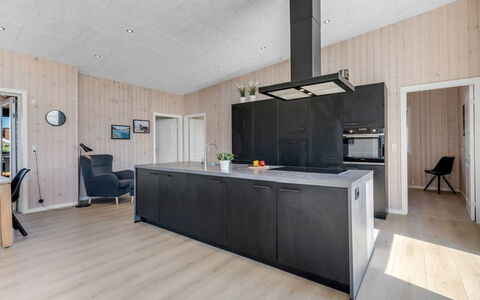 Marius - 400M from the Sea: Kitchen, Wood, Flooring, Countertop, Ceiling, Floor, Wood Flooring, Interior Design, Furniture, Cabinetry