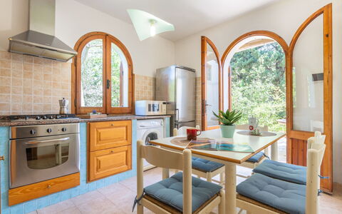 Approdo: Furniture, Cabinetry, Property, Countertop, Table, Wood, Houseplant, Lighting, Interior Design, Kitchen Stove