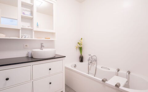 Lucette Quiet But Central: Cabinetry, Property, Tap, Drawer, Interior Design, Dresser, Architecture, Bathroom Cabinet, Floor
