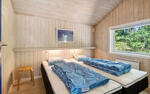 Nea - 600M from the Sea: Wood, Bedroom, Home, Hardwood, Cottage, Ceiling, Bedding, Bed, Bed Frame, Plank