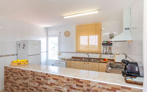 Panoramic: Wood, Flooring, Countertop, Floor, Interior Design, Kitchen, Furniture, Home, Ceiling, Cabinetry