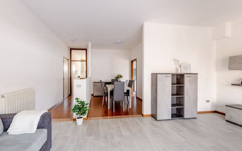 Fano Suite Apartment: Furniture, Plant, Wood, Building, Houseplant, Floor, Shelf, Flooring, Door, Hall