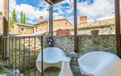 Il Cinghiale: Cloud, Sky, Daytime, Property, Furniture, Window, Light, Blue, Azure, Building
