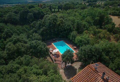 Santa Colomba House, Siena, Nature And Pool: Water, Property, Swimming Pool, Tree, Natural Landscape, Building, Landscape, Leisure, Eco Hotel, Urban Design