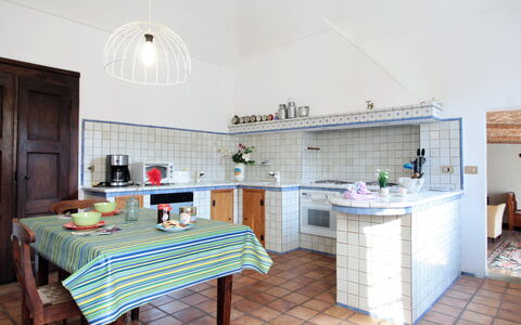 La Casa Dei Nonni, House With Private Pool, Torino: Furniture, Cabinetry, Table, Kitchen, Countertop, Lighting, Wood, Interior Design, Floor, Sink
