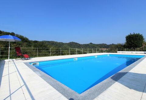 La Casa Dei Nonni, House With Private Pool, Torino: Water, Sky, Building, Property, Swimming Pool, Azure, Rectangle, Tree, House, Outdoor Furniture