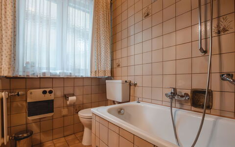 Bad Hofgastein 160: Bathroom, Plumbing Fixture, Wall, Bathtub, Interior Design, Flooring, Floor, Plumbing, Tap, Room