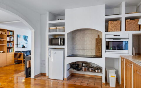 Huno - 2Km from the Sea: Interior Design, Flooring, Wall, Furniture, Wood, Ceiling, Floor, Kitchen, Lighting, Room