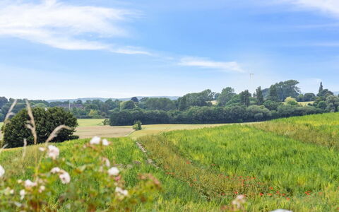 Keyla - 2.3Km from the Sea: Roof, House, Home, Cottage, Siding, Estate, Driveway, Garden Buildings, Yard, Shed